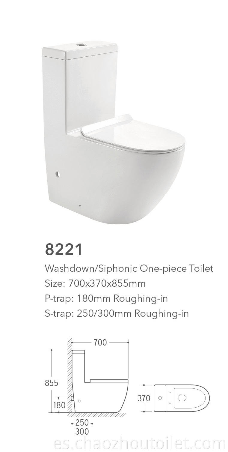 8221 One Piece Toilet